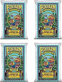 FoxFarm Ocean Forest Potting Soil, 1.5cu ft (Pack of 4) - Light, Aerated Texture, Designed for All Container Plants - pH Adjusted for Optimal Nutrient Uptake, Effectively Retains Moisture