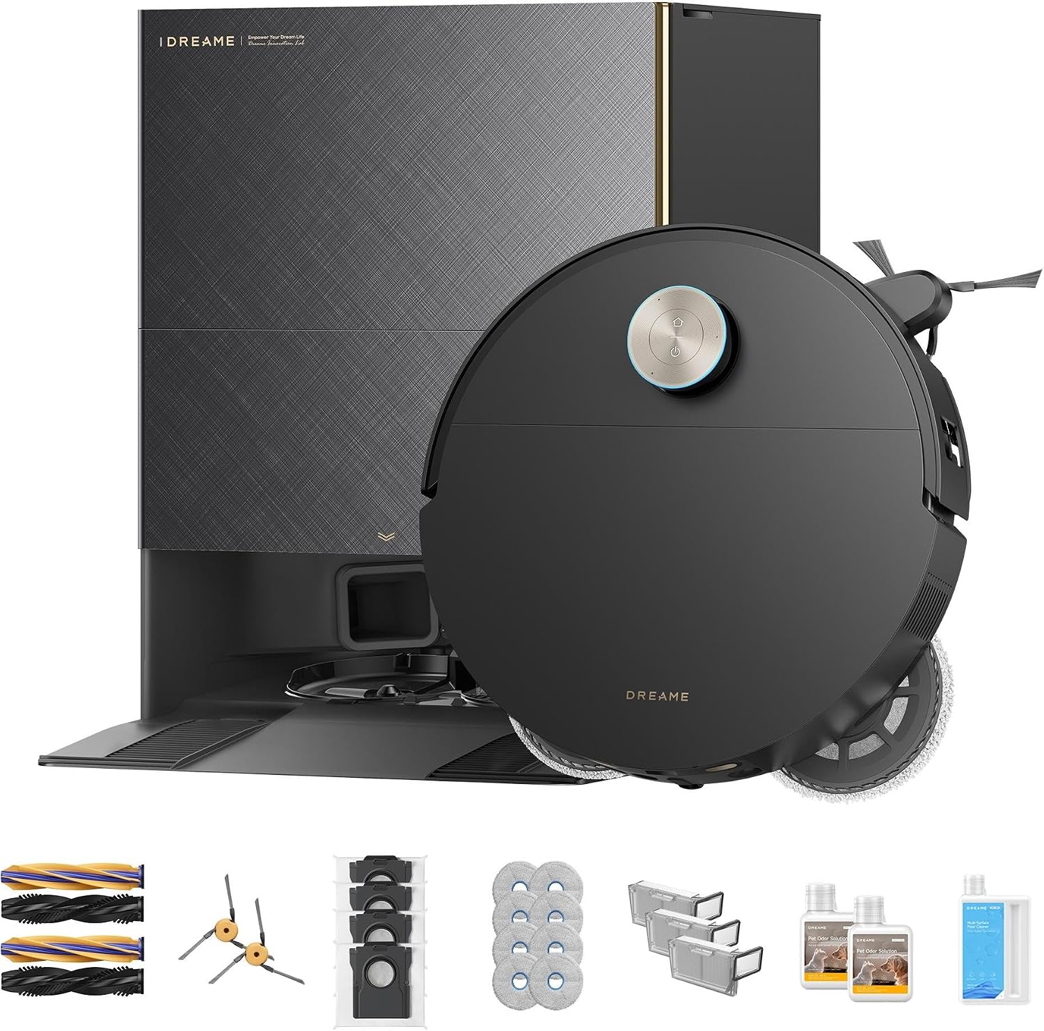 dreame X60 Max Ultra Complete Robot Vacuum and Mop, Dual Al Cameras