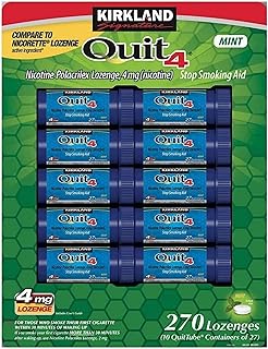 Kirkland Signature Quit Lozenges 4mg, 270 Pieces