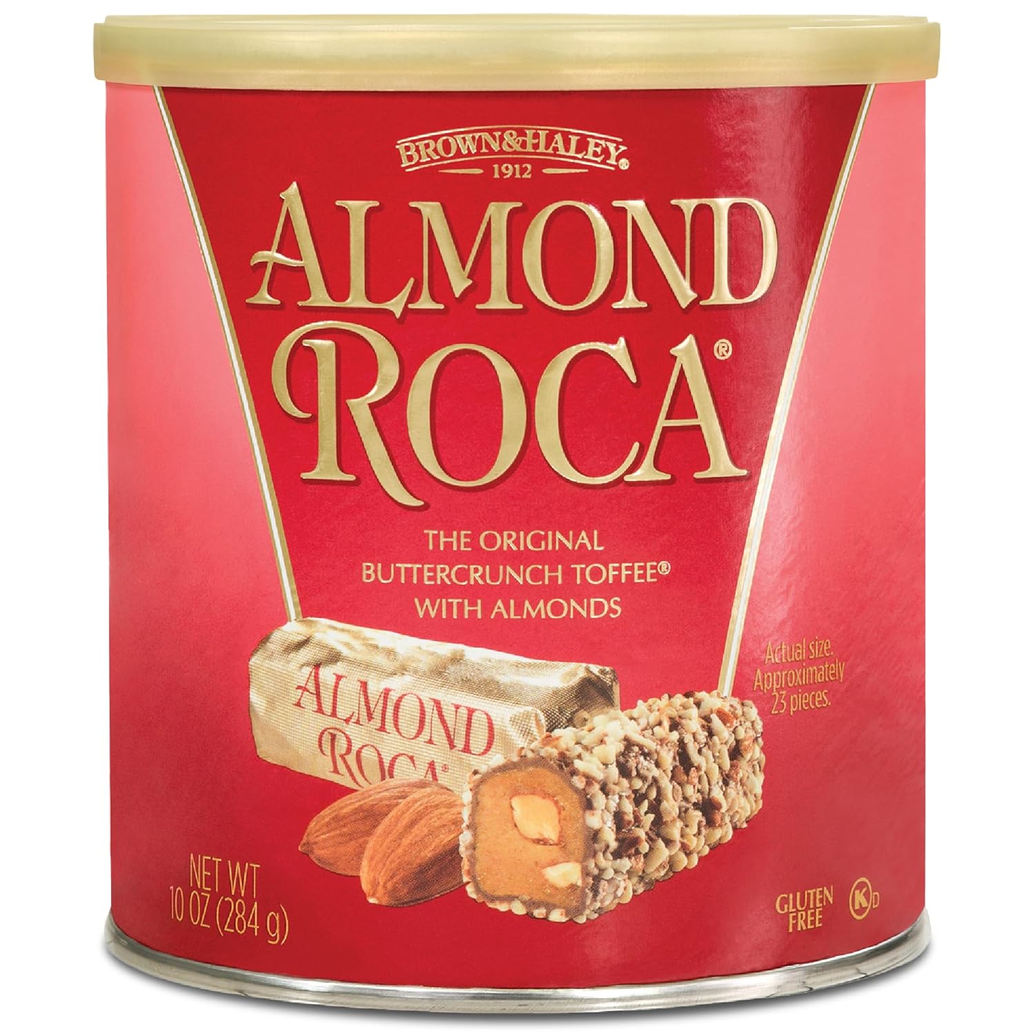 Almond Roca Buttercrunch Toffee with Almonds, 10 oz by Almond Roca