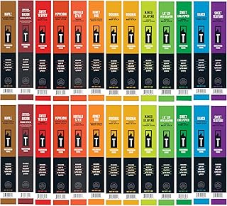 Thrushwood Farms Meat Sticks Variety Pack of 12 Different Flavors of Meat Sticks Individually Wrapped 1 Ounce, Jerky Sticks