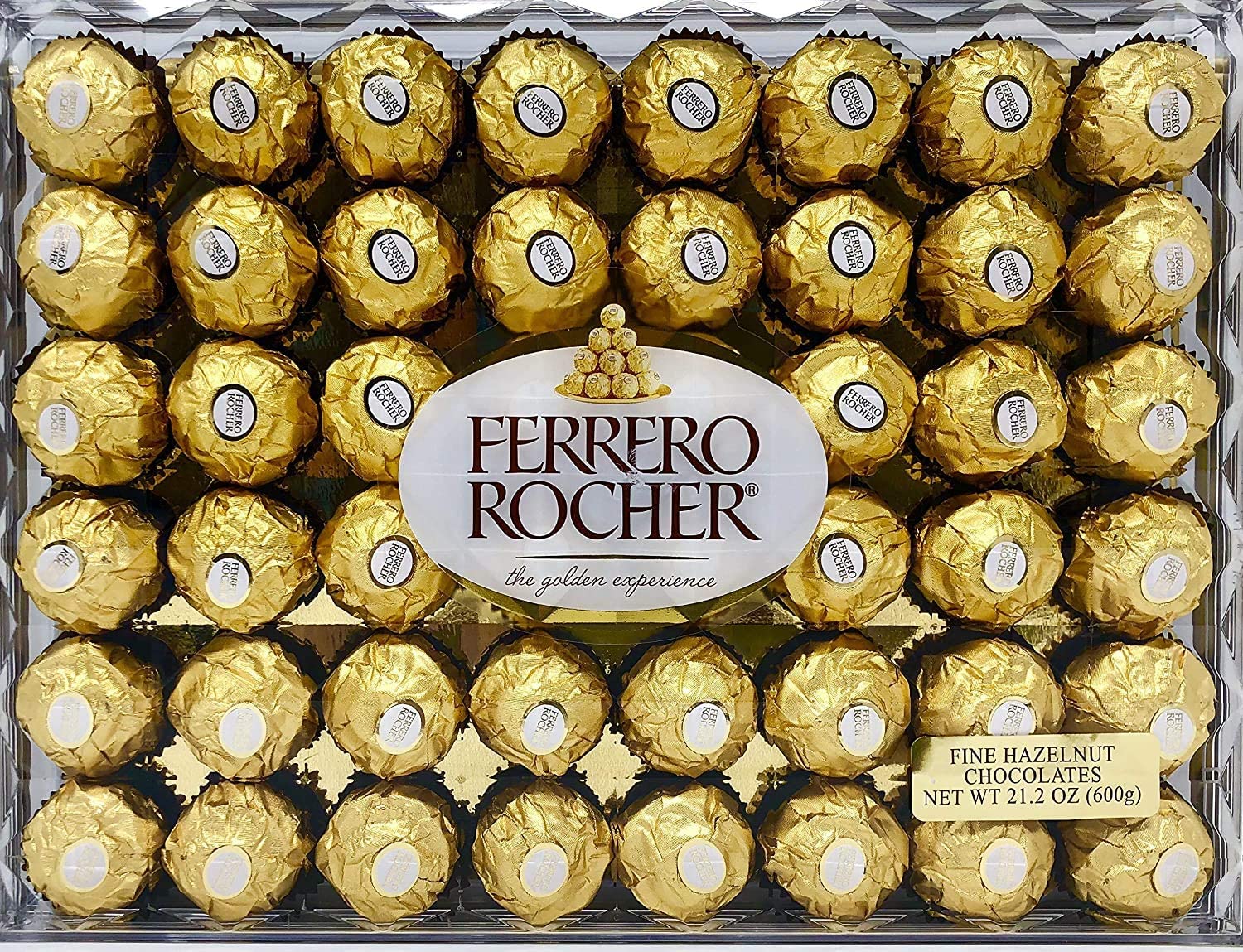 Ferrero Rocher, Diamond Halloween Value Pack - Fancy Looking, Good Taste, Great for Parties and Special Occasions - Delicious Creamy Hazelnut Filling - 1 Pack (48 ct)