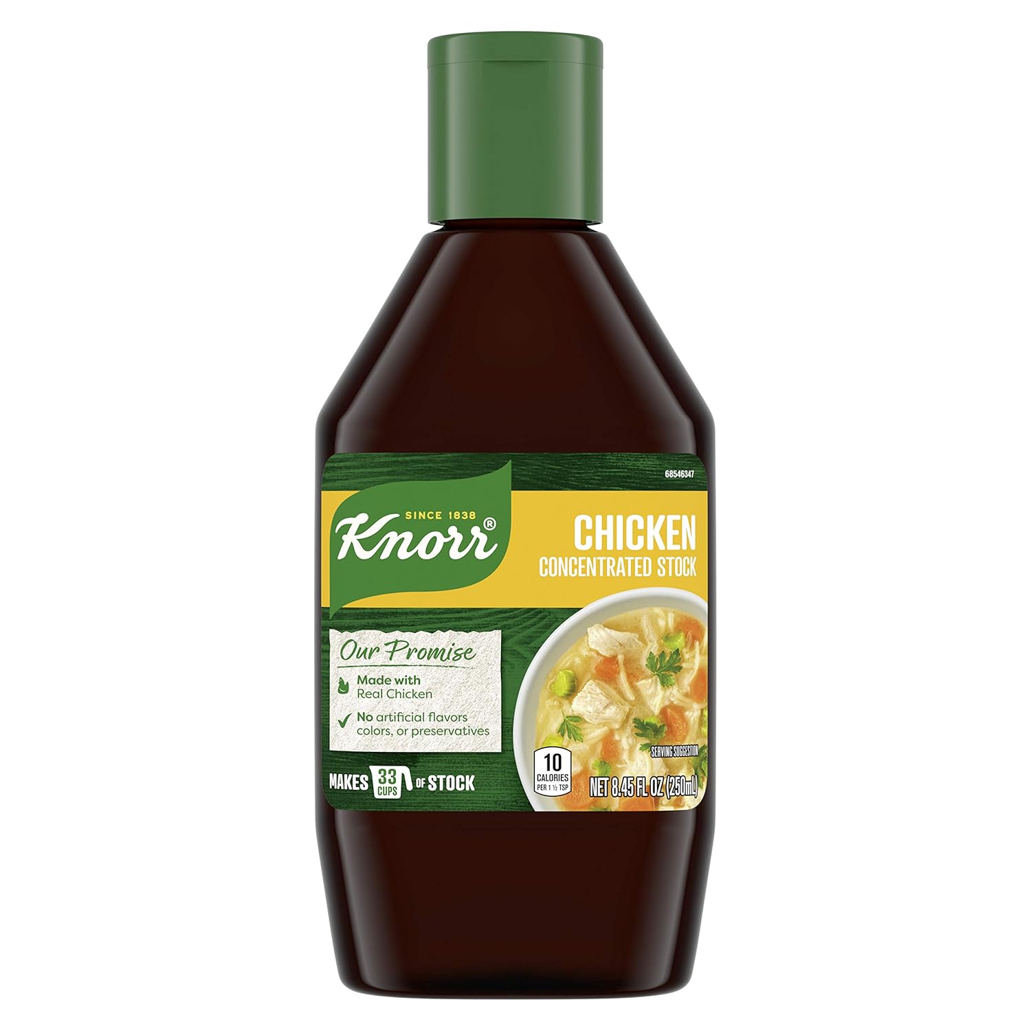 Knorr Concentrated Stock For a Flavorful and Aromatic Chicken Stock Chicken Gluten Free and No Artificial Flavors, Colors or Preservatives 8.45 fl oz (Pack of 1)