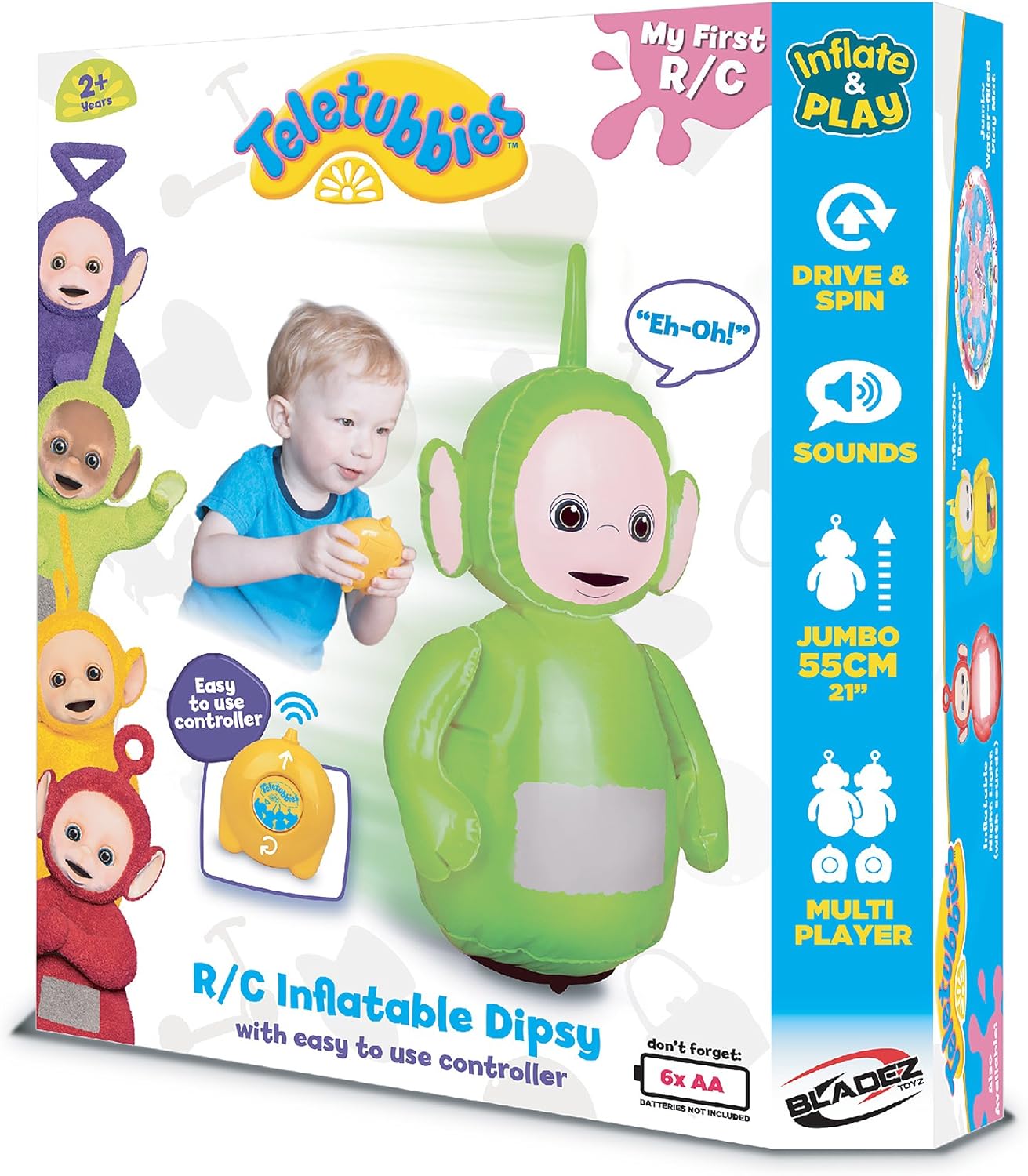 DHX Teletubbies R/C Inflatable Teletubbies Dipsy Remote Controlled Doll