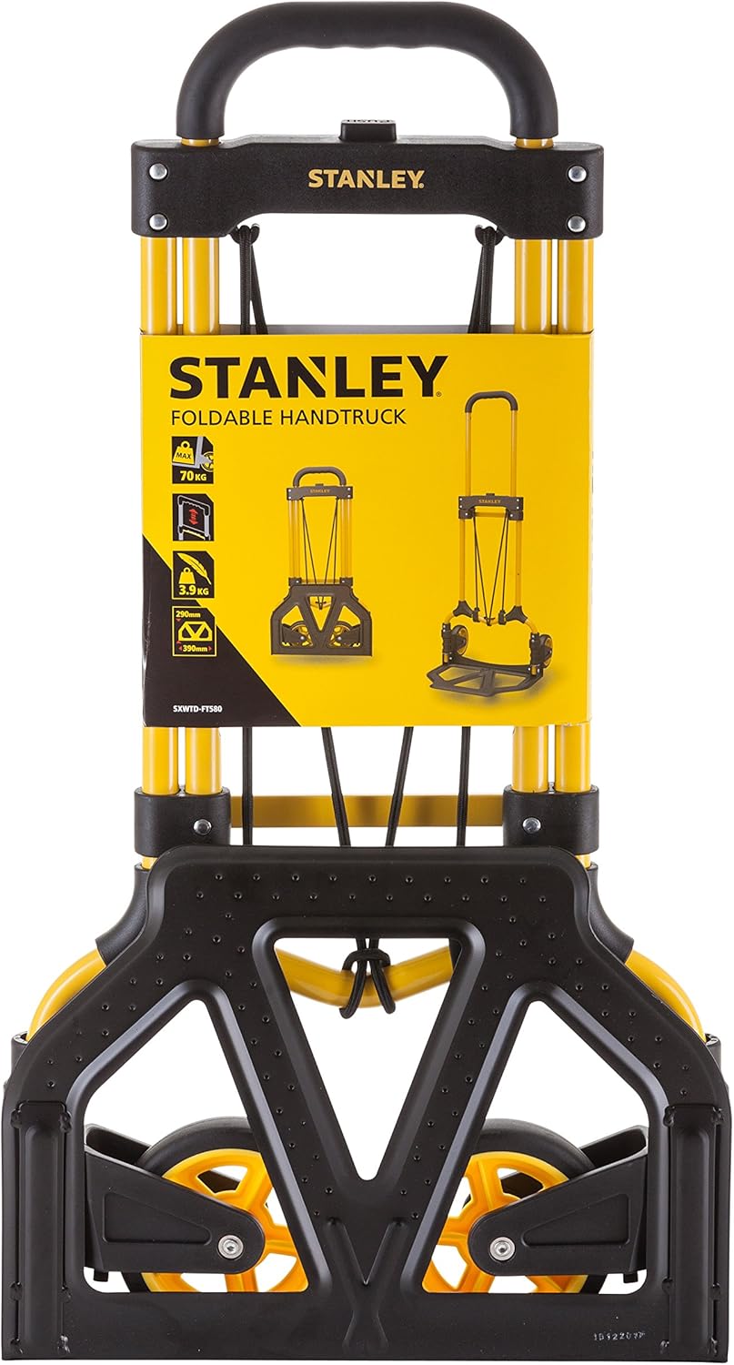 STANLEY FT580 Folding Hand Truck, Yellow, One Size