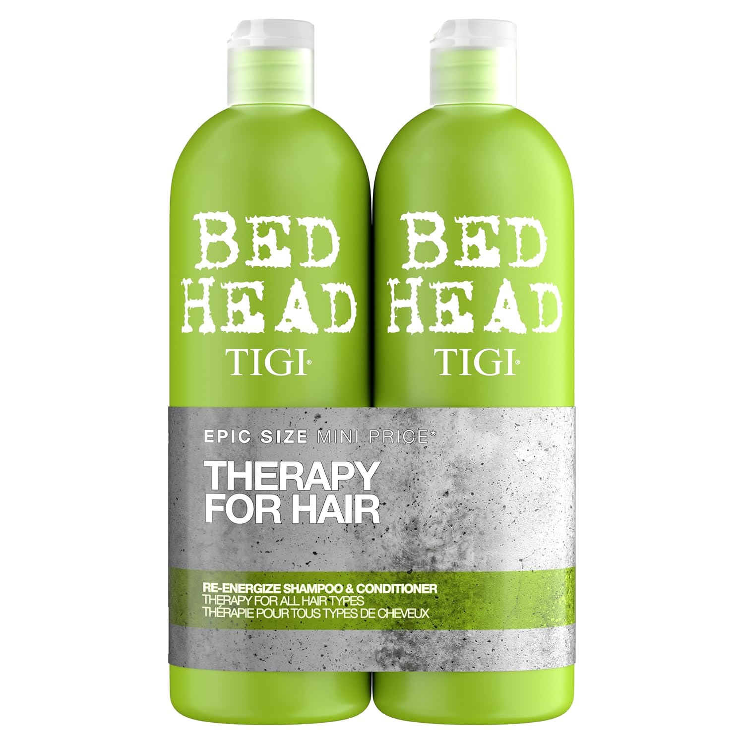 TIGI Bed Head Urban Antidotes Re-Energize Shampoo 25.36 oz (Pack of 2)