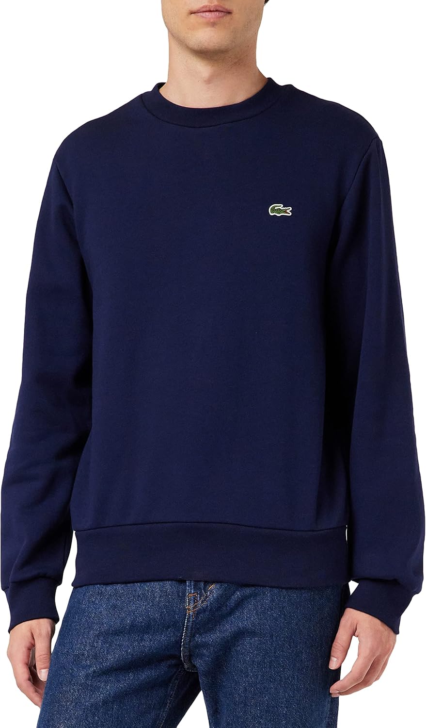 Lacoste Mens Basic Fleece Sweatshirt
