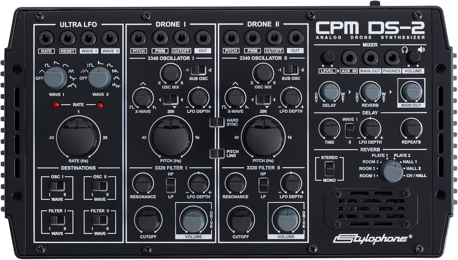 Stylophone CPM DS-2. Analog Drone Synthesizer.