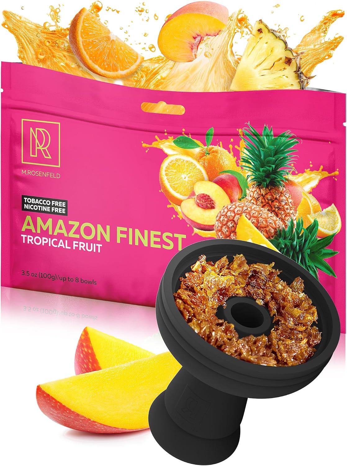 M. ROSENFELD Hookah Shisha Flavour Tobacco Free & Nicotine Free 100 g (3.5 oz)