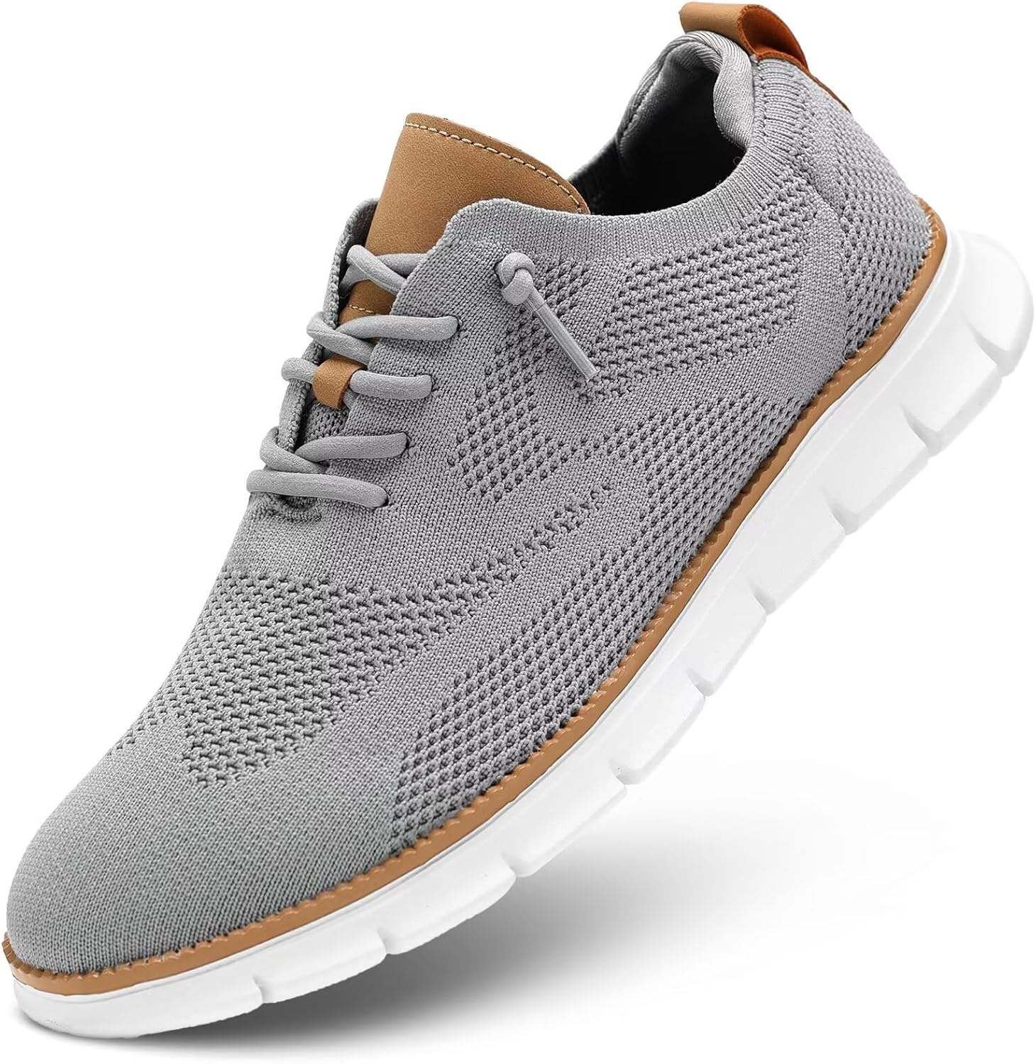 Men's Casual Dress Shoes Fashion Walking Sneakers Mesh Business Oxfords Work Lightweight Soft Sole