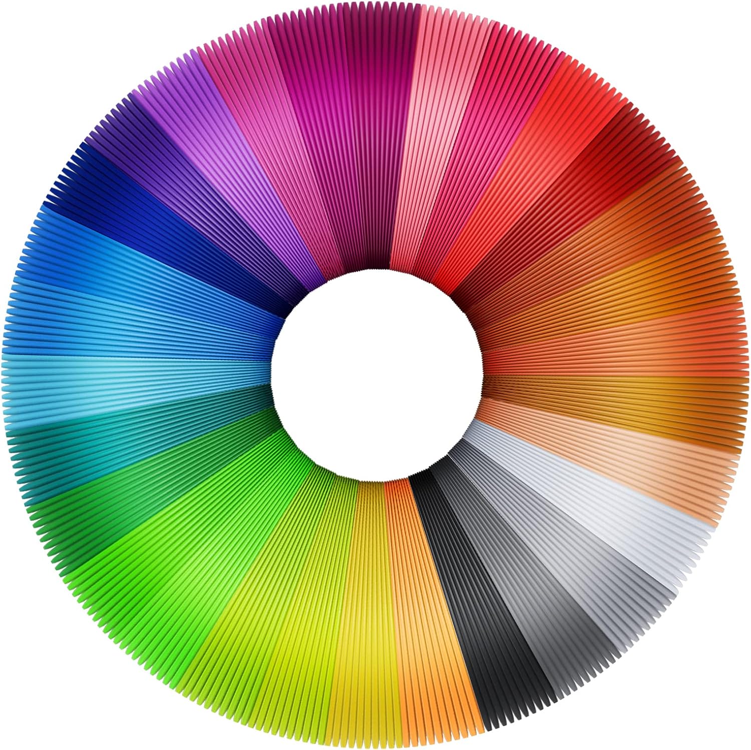 ASTARON 3D Pen Filament Refills PLA 30 Colors Random, 16.4 Ft Per Color Total 492 Ft 3D Printer Filament 1.75mm PLA 3D Pen Refills Set Christmas Gifts