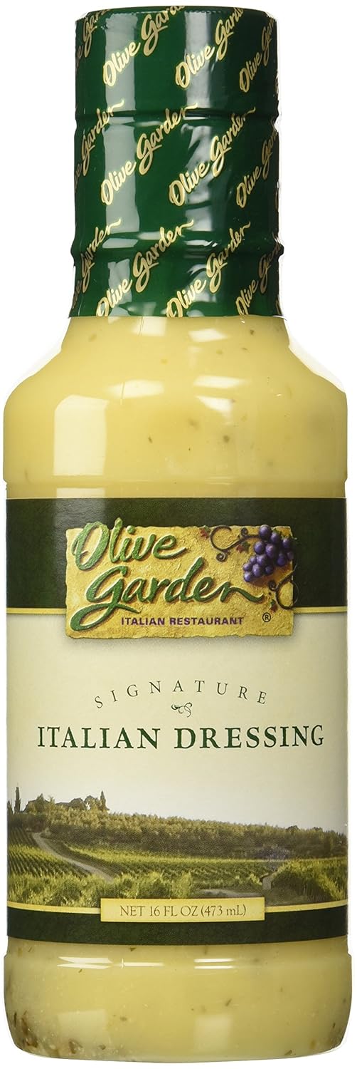 Olive Garden, Signature Italian Dressing, 16oz Bottle (Pack of 4)