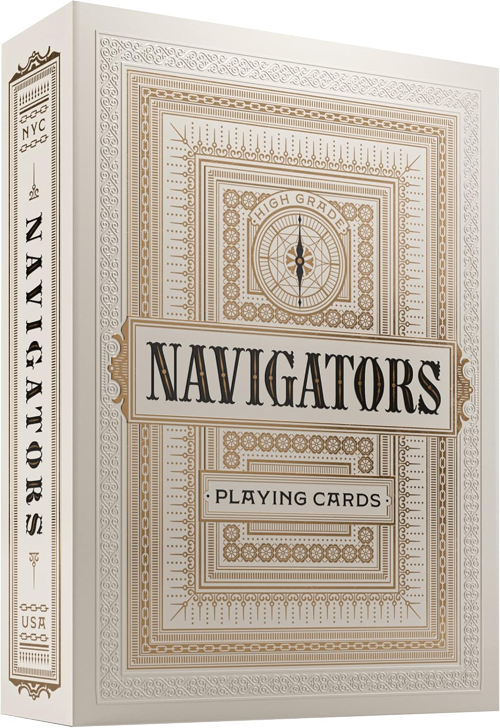 theory11 Navigator Playing Cards - Nautical Theme Poker Deck with Custom | Aces Jokers Court Art, Magic, Cardistry, Game Night Gift for Sailors, Card Collectors, Magicians, Players & Adults