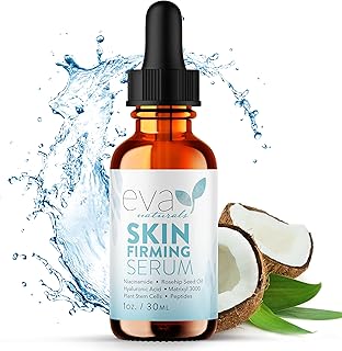 Eva Naturals Skin Firming Serum with Niacinamide and Hyaluronic Acid, 1 oz