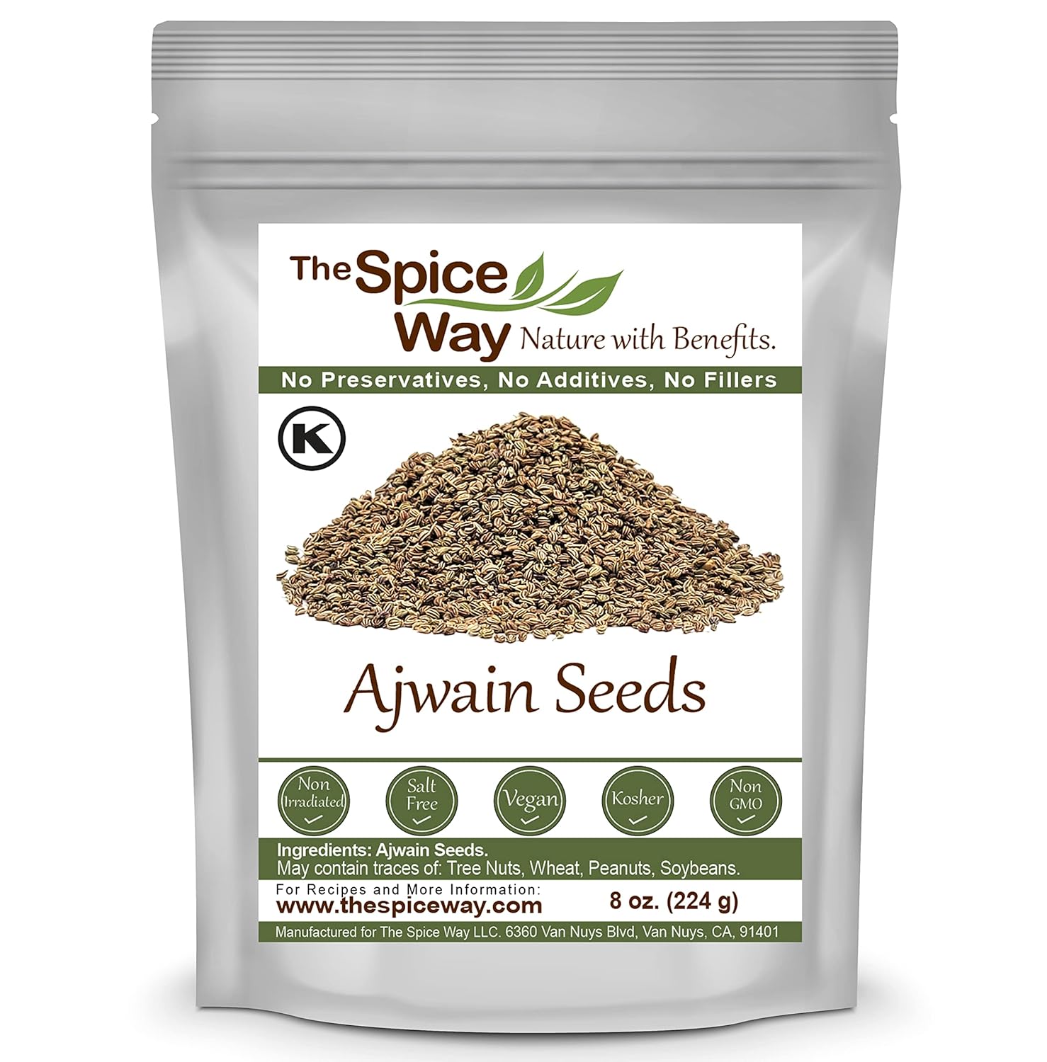The Spice Way Ajwain Seeds - (8 oz) carom seed