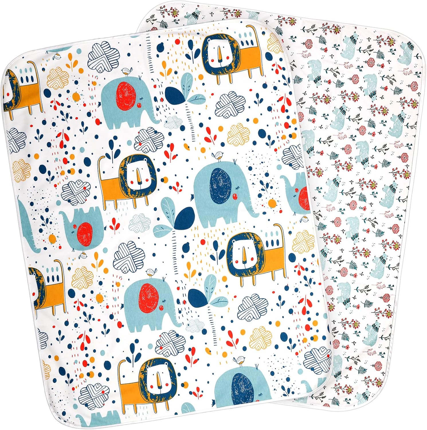 Tebery 2 Pack Baby Waterproof Bed Pad Washable Mattress Pad Mat, 31"x40" Large Underpads Bed Wetting Incontinence Cover for Kids/Adult/Pets