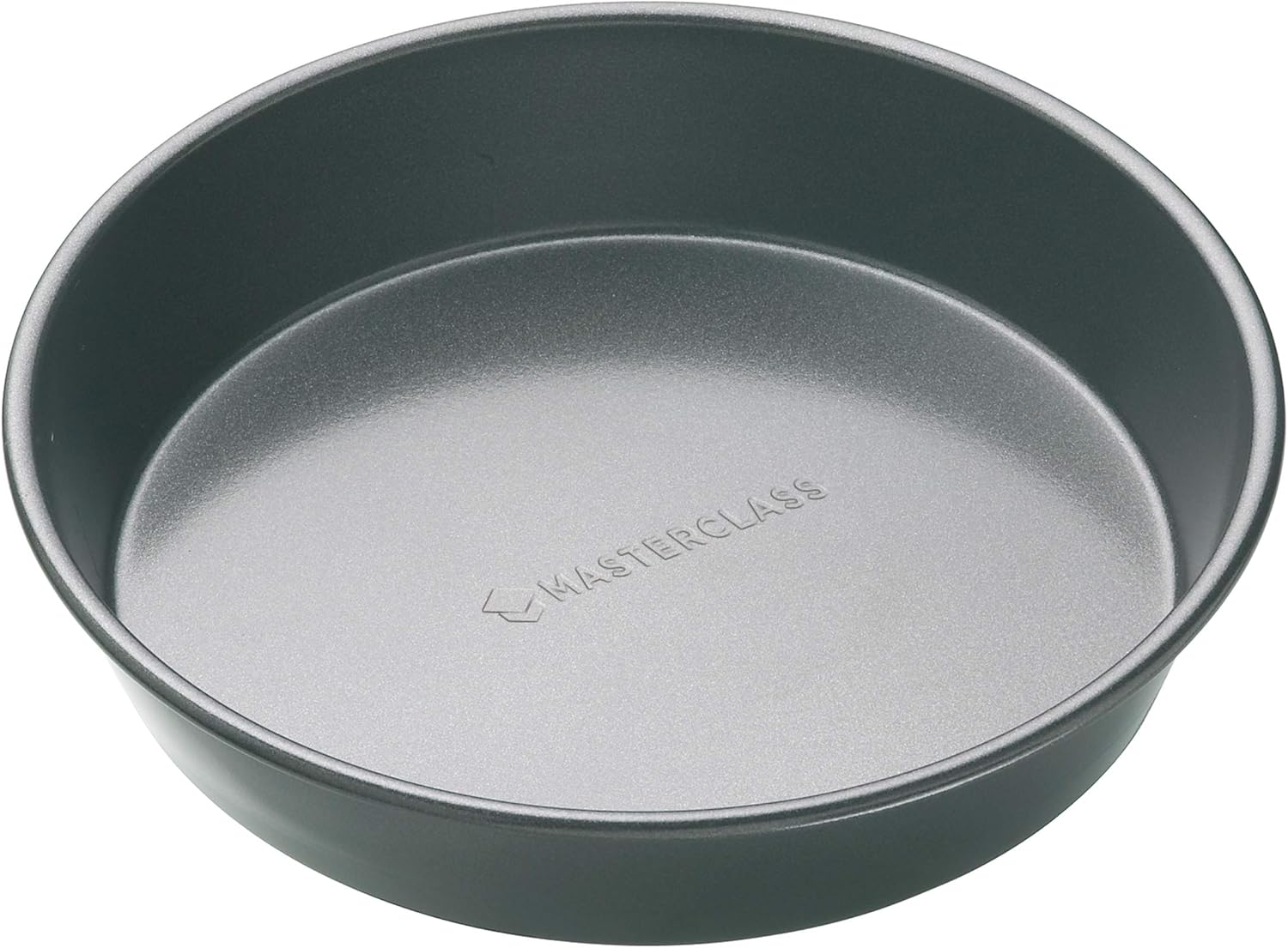 MasterClass 23 cm Deep Pie Dish with PFOA Non Stick, Robust 1 mm Carbon Steel, 9 Inch Round Pan
