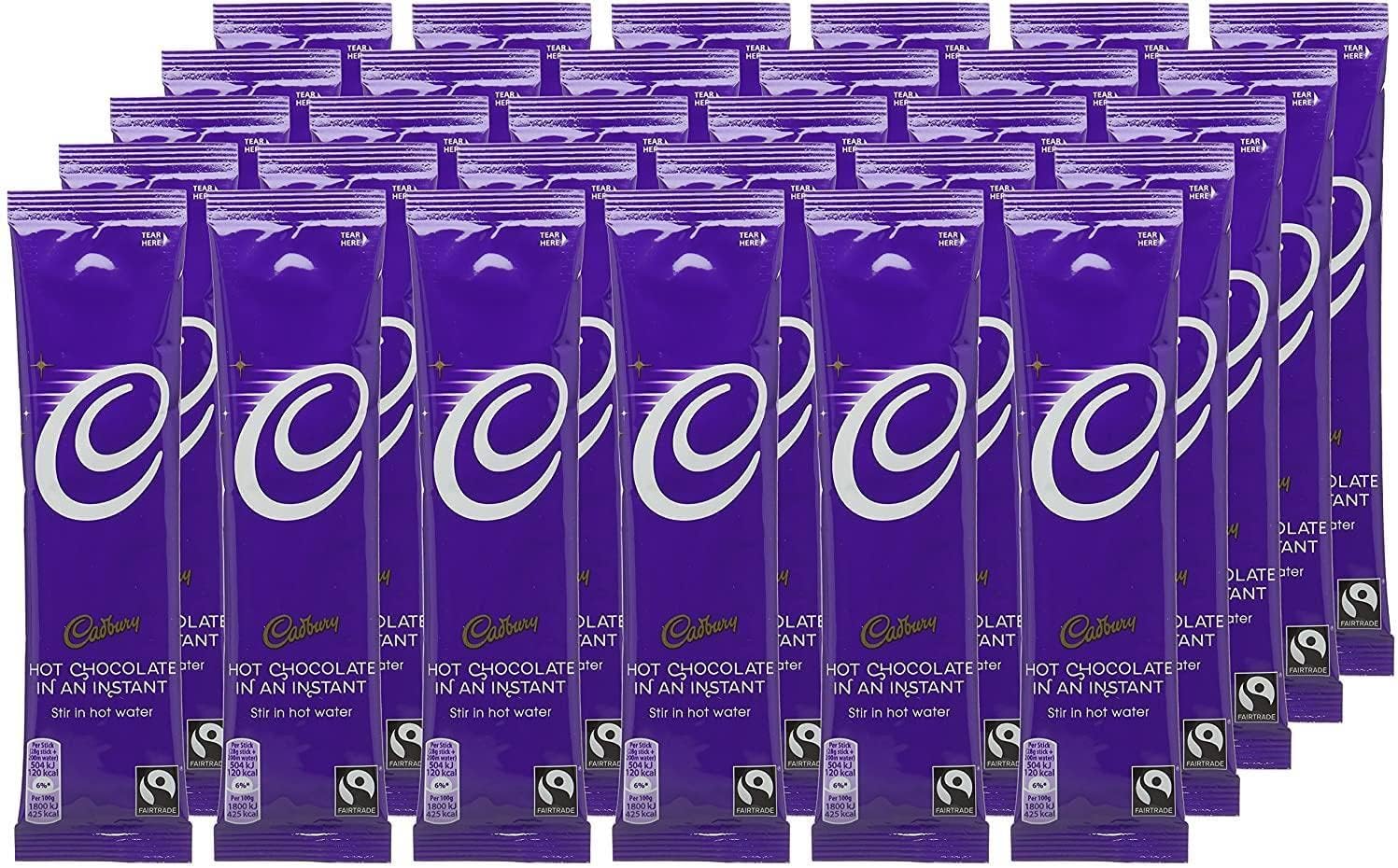 Cadbury Instant Hot Chocolate Sachets 28 g (Pack of 50)