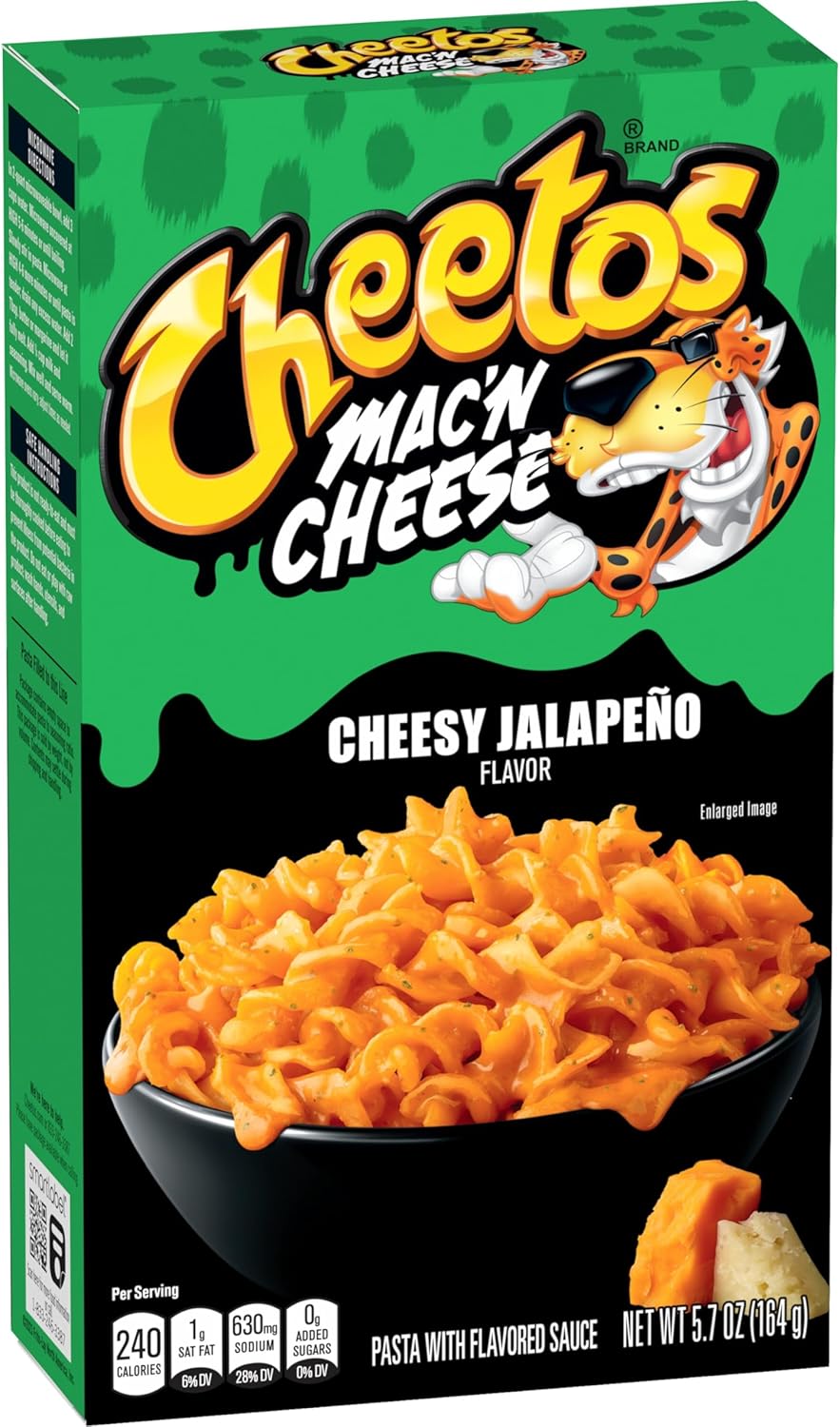Cheetos Mac'n Cheese - Cheesy Jalapeno Flavor (5.7 oz Box)
