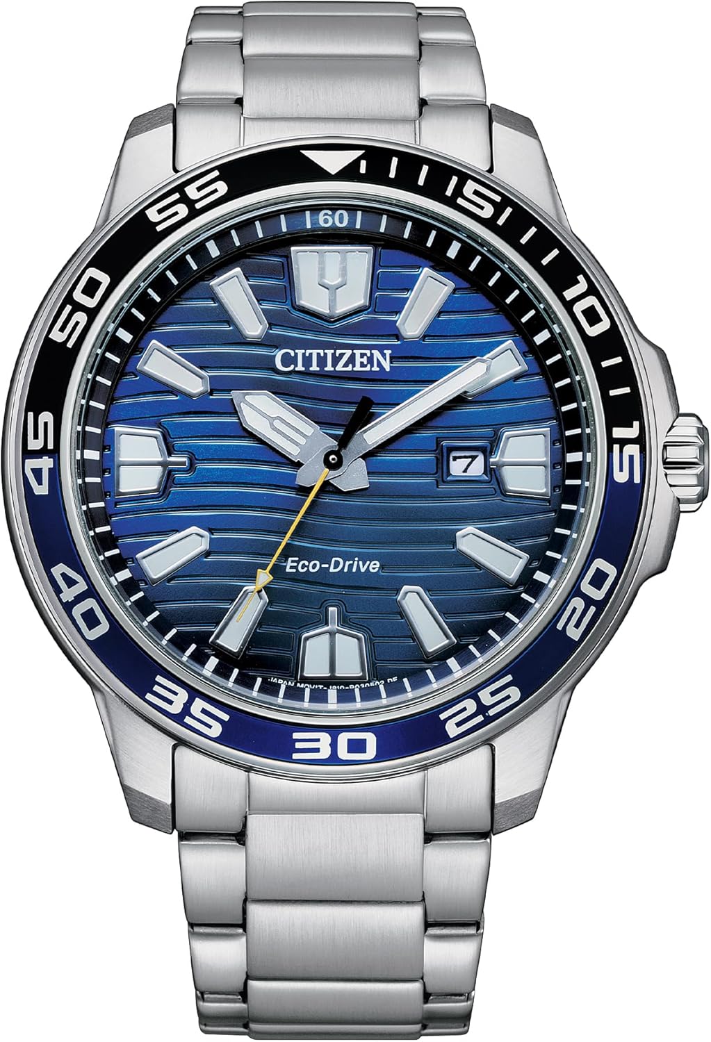 Citizen Men's Analogue Eco-Drive Watch with a Stainless Steel Band