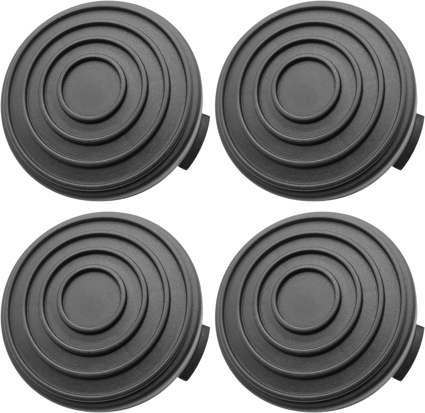 luolety 4CPS Spool Covers Caps for Einhell CG-ET 4530 RTV 400 RTV 550 RTV 550/1, ABS Replacement Spool Cover for Grass Trimmer Brush Cutter