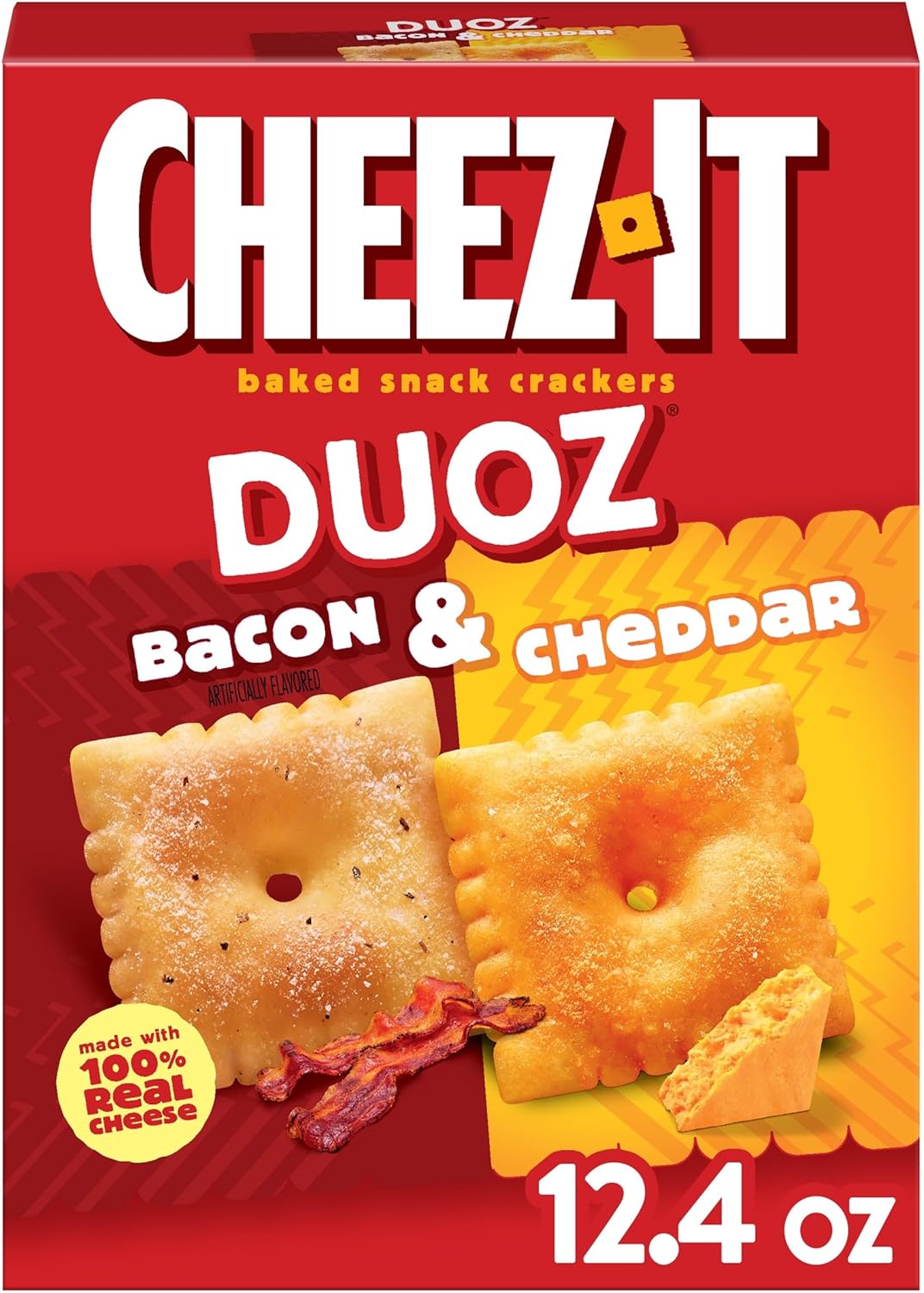 CHEEZ IT DUOZ ( Bacon & Cheddar ) 12.4 oz