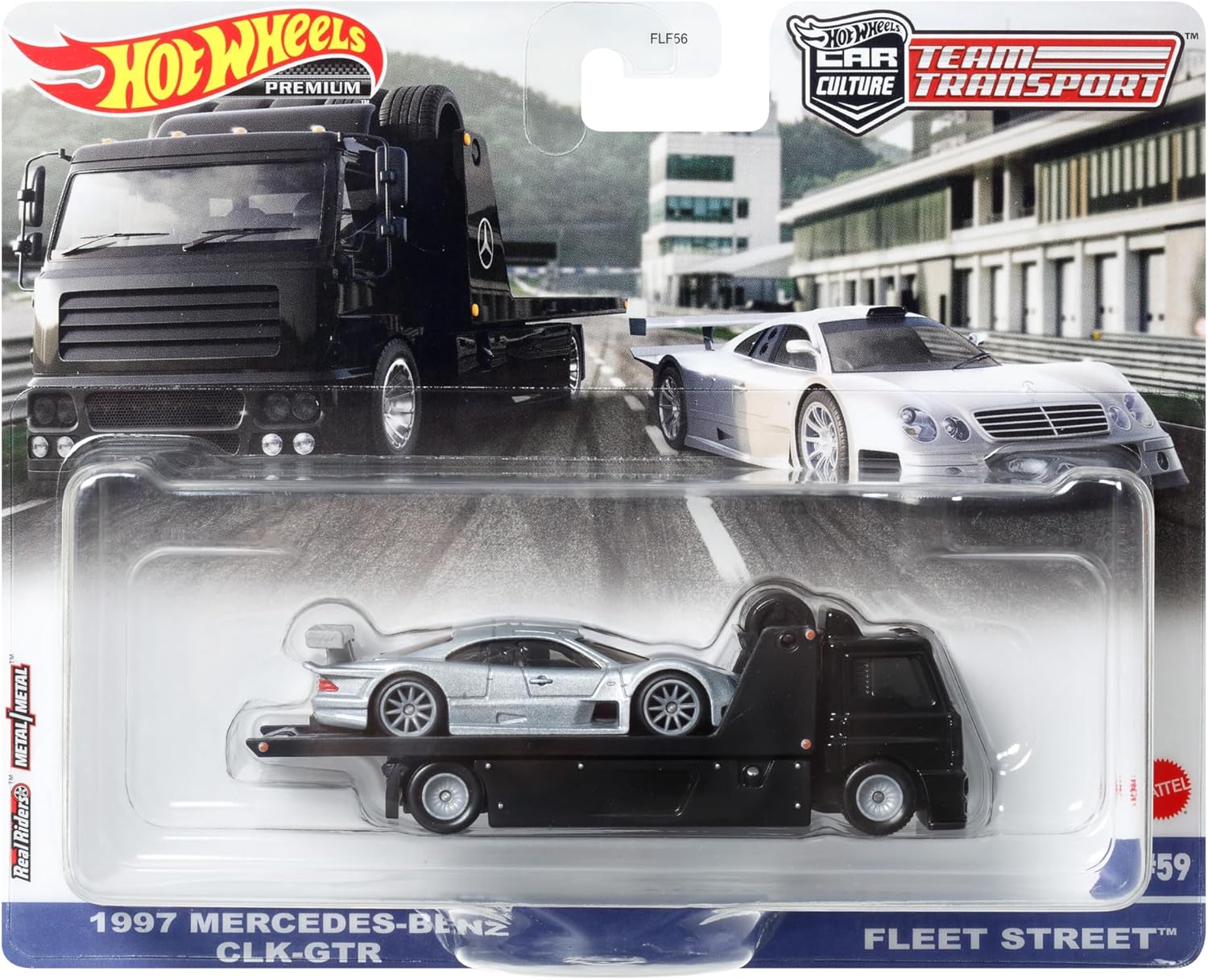 Hot Wheels Collector Fleet Street Transporter Collection Vehicle for Ages 3 and Up, HKF46