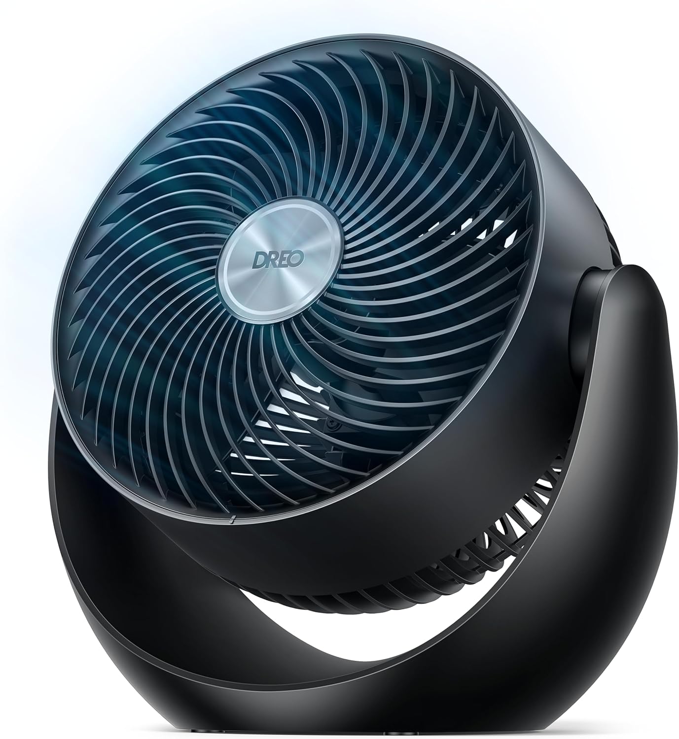 DREO Fan for Bedroom, Table Air Circulator for Whole Room, 11 Inch, 60ft Strong Airflow, 120ยฐ adjustable tilt, 20db Low Noise, Quiet, 3 Speeds, Desk Fan for Home,Office, Kitchen