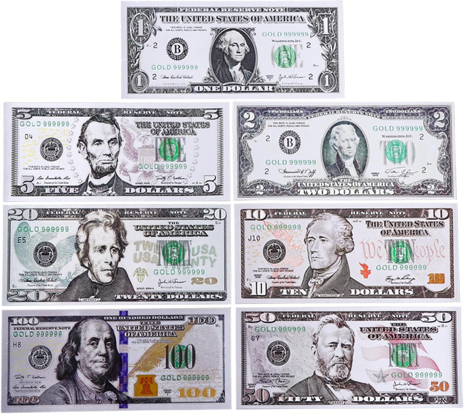 200 PCS $100 Movie Prop Replica Notes, Movie Prop Replica Notes, Artistically Altered Graphics, for Advertising, Film Props, Birthday Party Play Board Game (2)