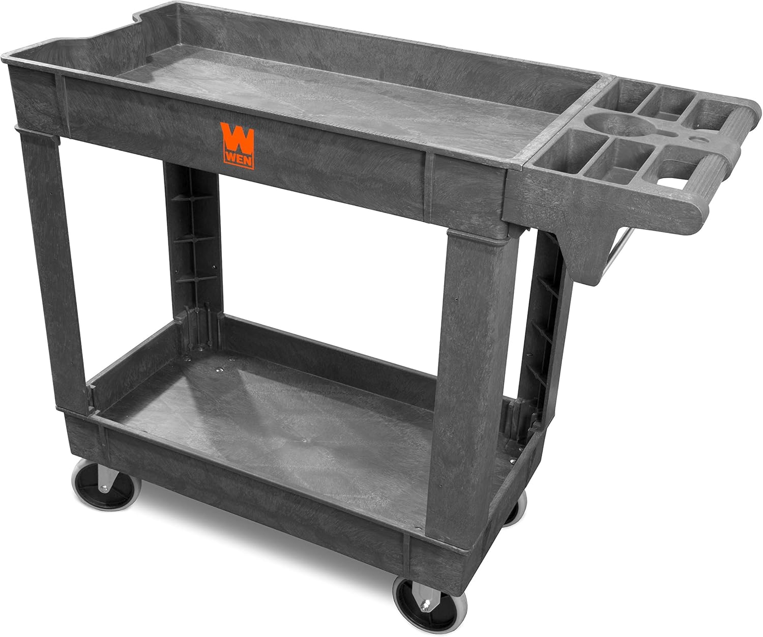 WEN 73009 500-Pound Capacity 40 by 17-Inch Two-Shelf Service Utility Cart