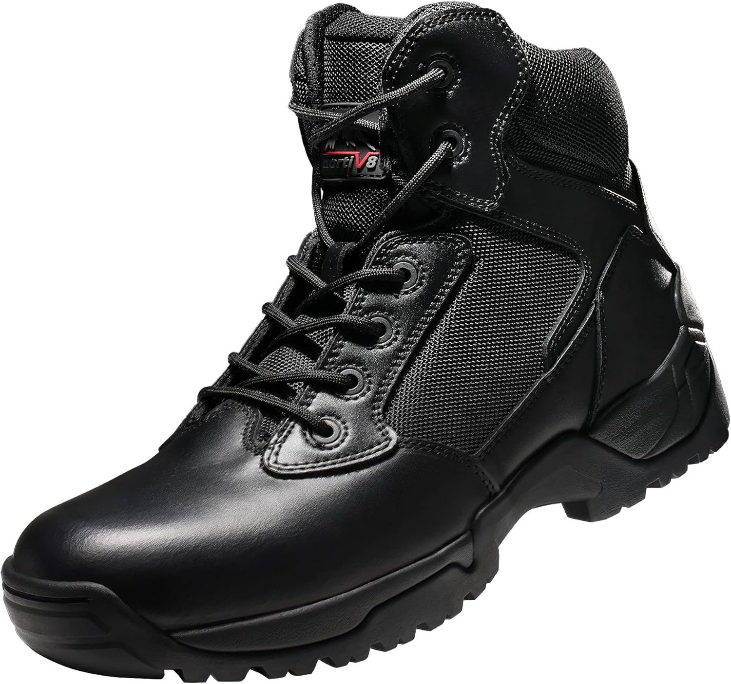 NORTIV 8 Men's Military Tactical Work Boots Hiking Motorcycle Combat Boots