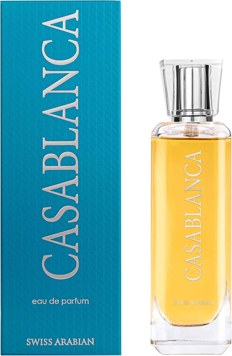 Swiss Arabian Casablanca - Unisex- EDP Spray- Fruity, Woody, Amber Fragrance -Luxury, Long lasting Perfume with Notes Of Apple, Patchouli, Amber, Balsam, Musk, Vanilla -100ml