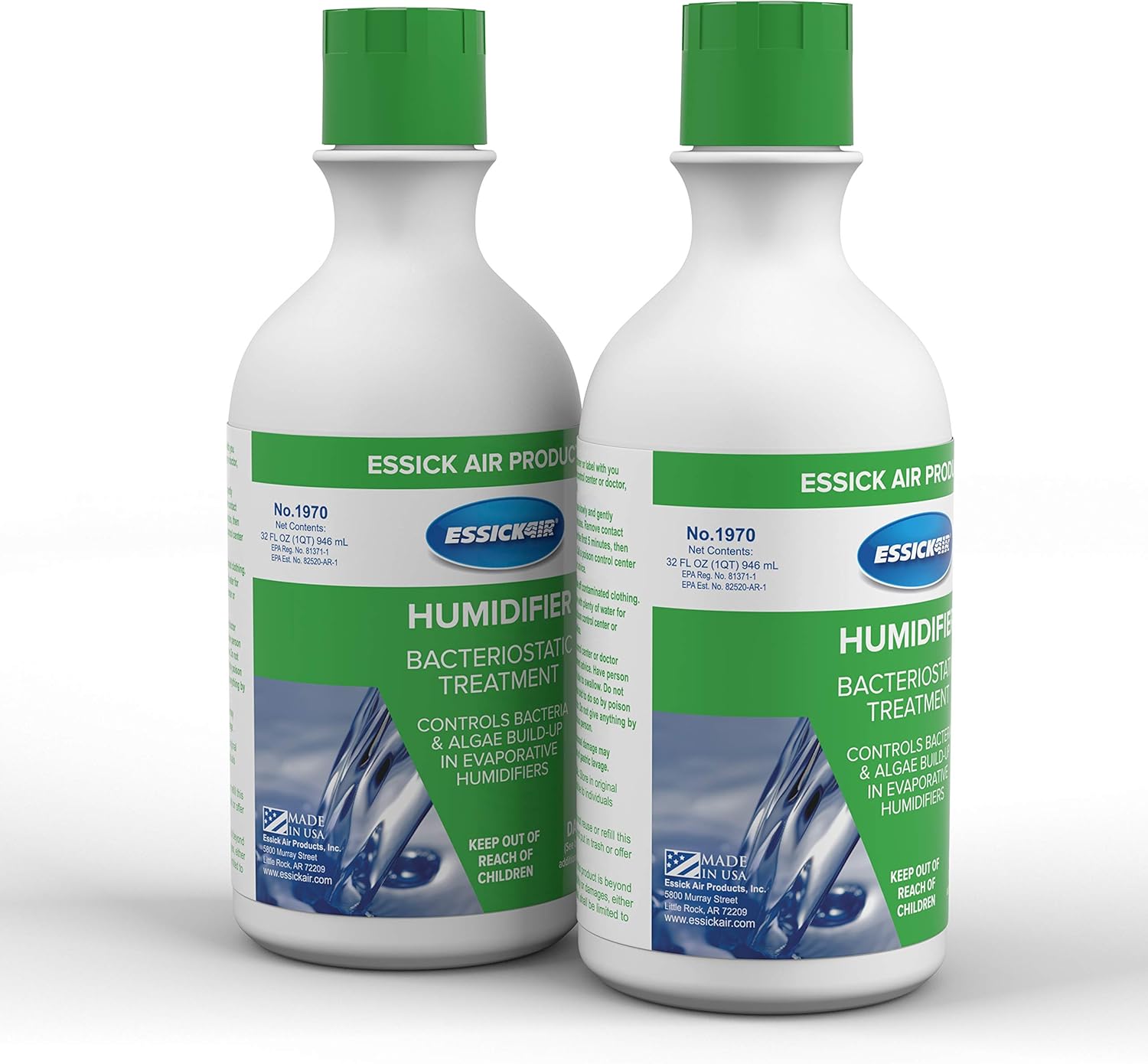 1970-2 Humidifier, 2-Quart Bacteriostatic Treatment, 2 Pack (1970-2)