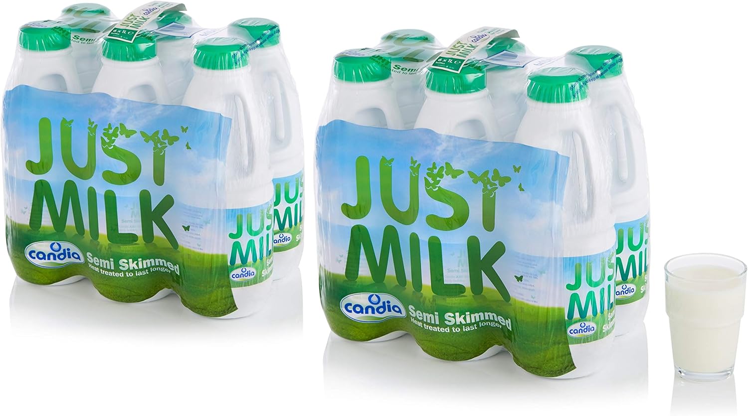 Semi Skimmed JUST MILK (12 Bottles)