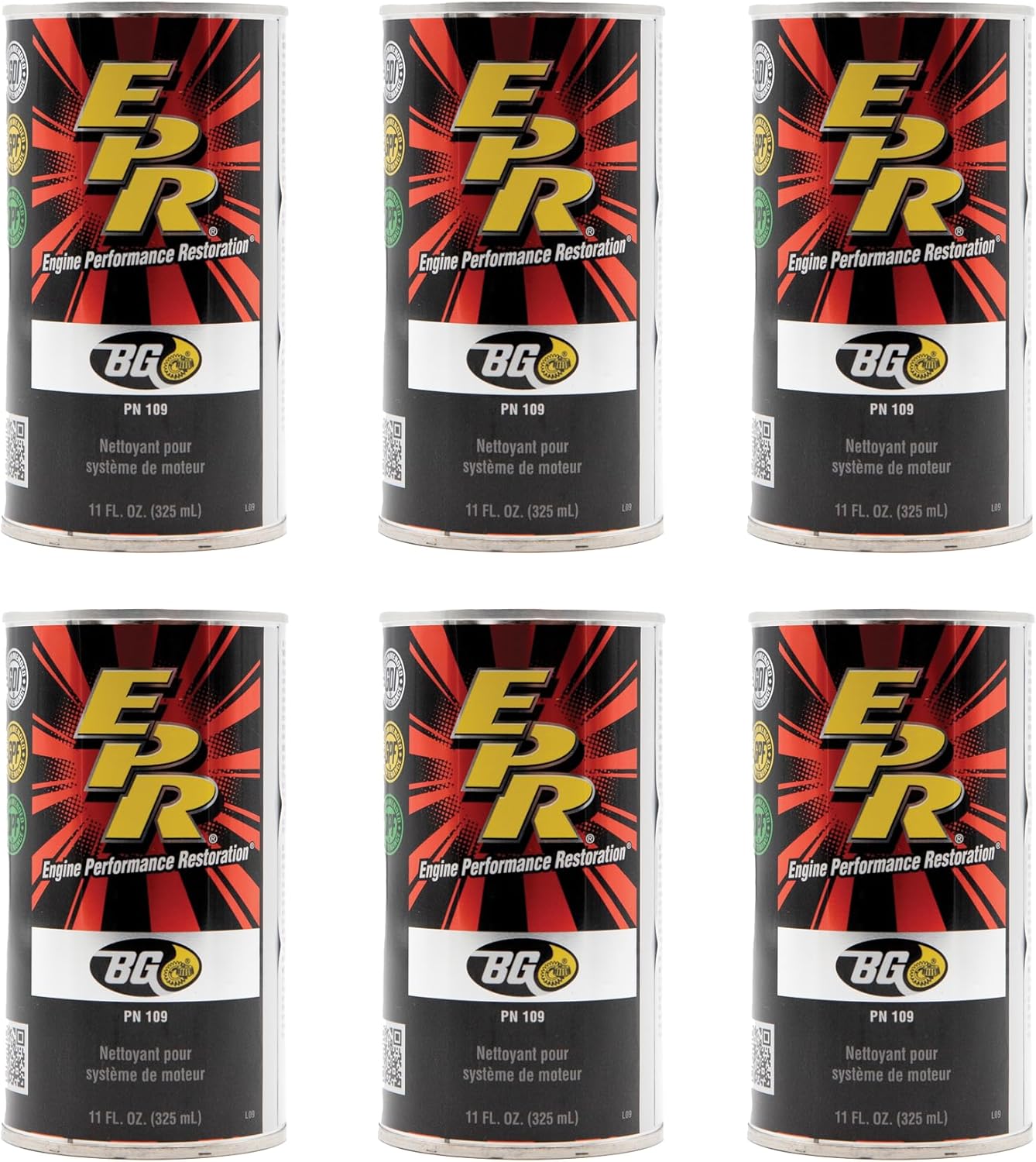 6 Cans of New BG EPR Engine Performance Restoration 109