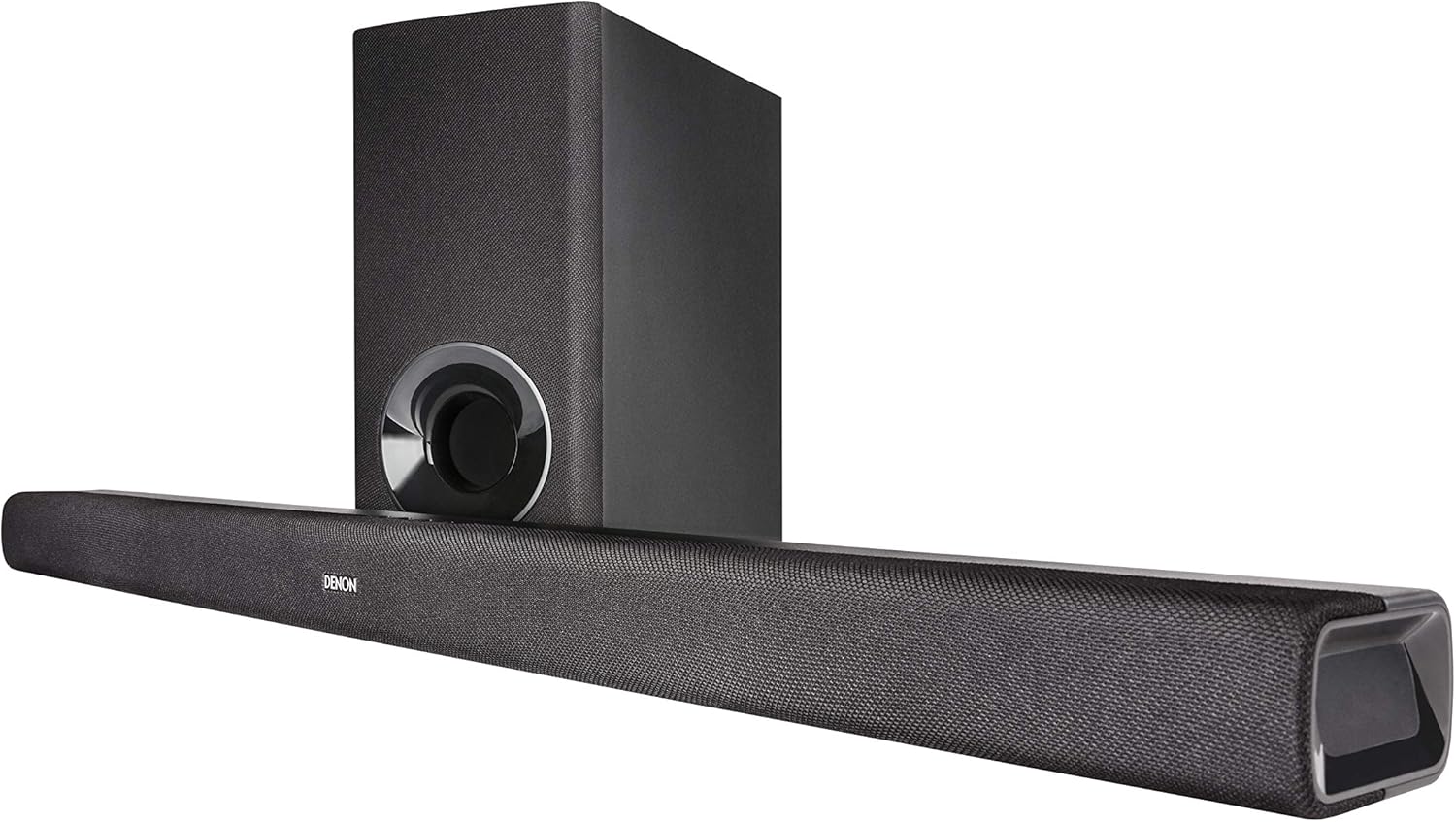 Denon DHT-S316 Soundbar with Wireless Subwoofer, Bluetooth, Dolby Digital, DTS Decoding, Dialogue Enhancer, HDMI ARC, Wall Mountable, Music Streaming - Black