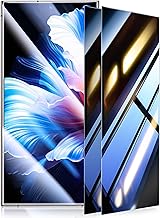 UltraGlass Unbreak Top 9H+ Glass for Samsung Galaxy S24 Ultra Privacy Screen Protector [Military Grade Shatterproof & Longest Durable] Privacy Screen Protector S24 Ultra, 2 Packs [Black]