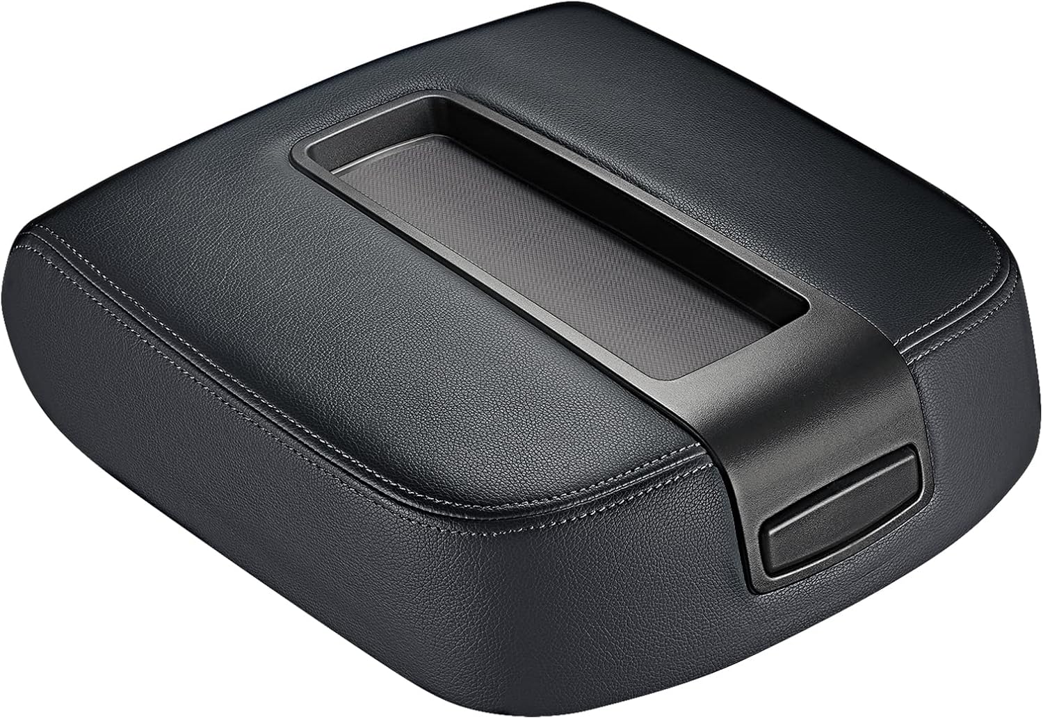 SPEEDWOW Center Console Lid Armrest Cover for Chevy Avalanche Silverado Tahoe GMC Yukon XL Sierra 2007 2008 2009 2010 2011 2012 2013 (Black)…