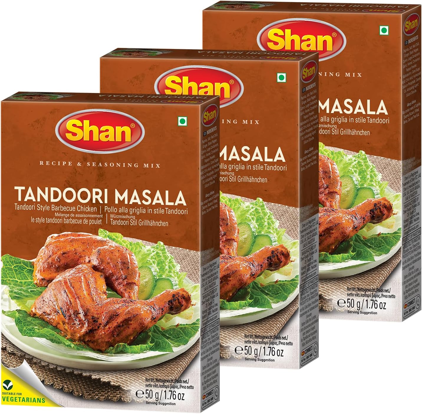 3 PACKS: Shan Tandoori Masala