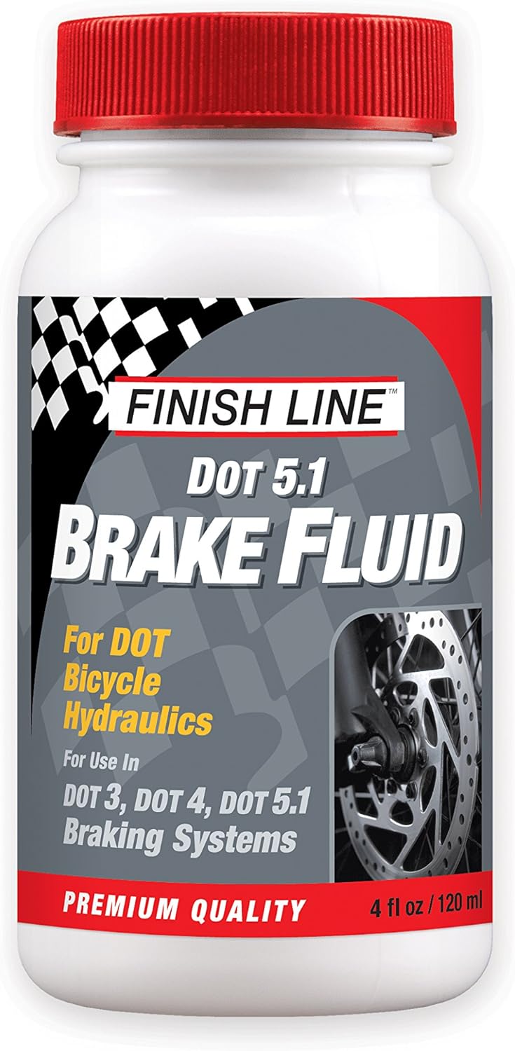Finish Line High Performance DOT 5.1 Brake Fluid, 4-Ounce