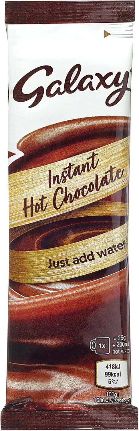 Galaxy Instant Hot Chocolate Sachets, Pack of 100