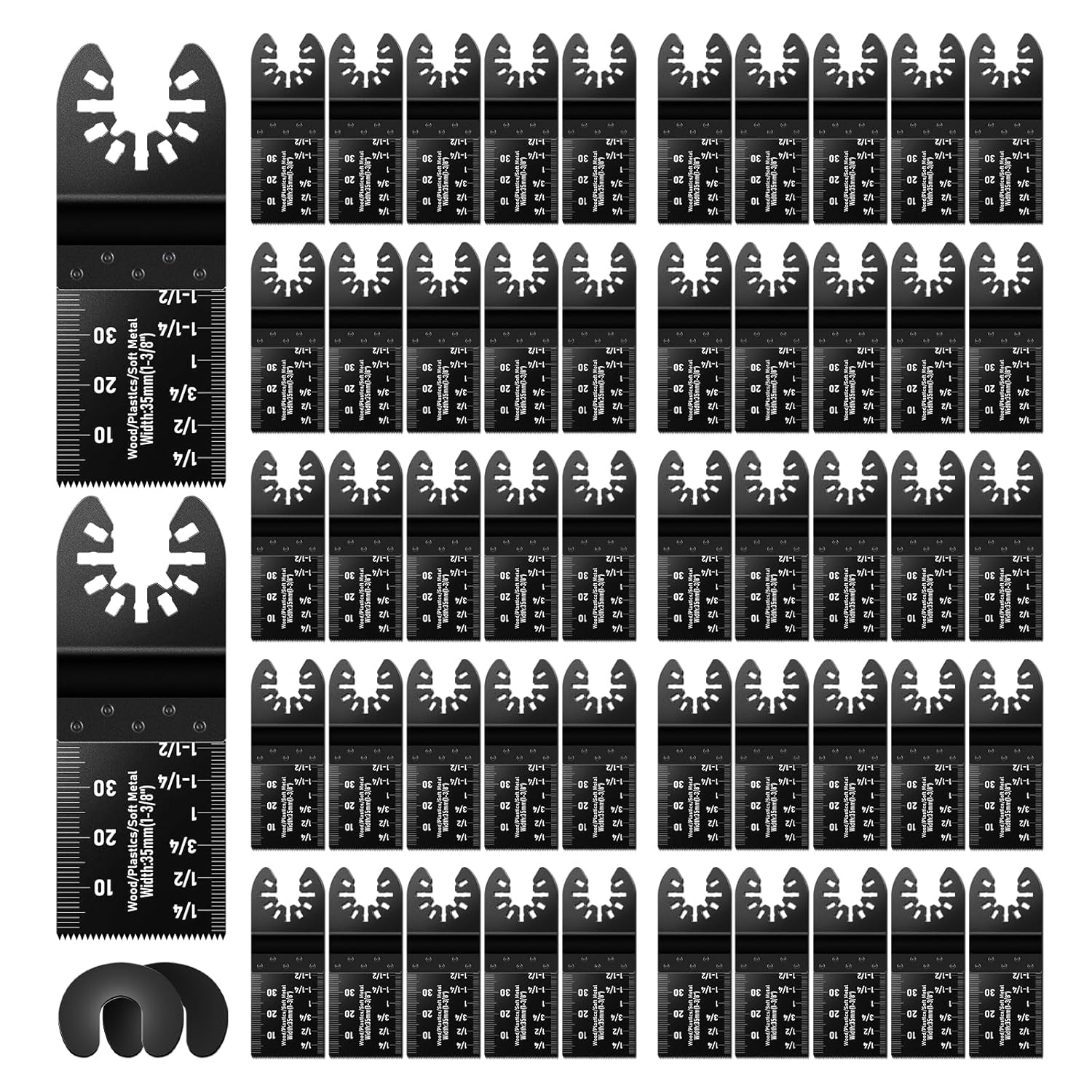 52PCS Oscillating Tool,Multitool Saw kit,Universal Oscillating Saw Multifunction Tool Accessories Compatible with Fein Multimaster Multitool Ma-Kita Einhell De-Walt Dre-Mel