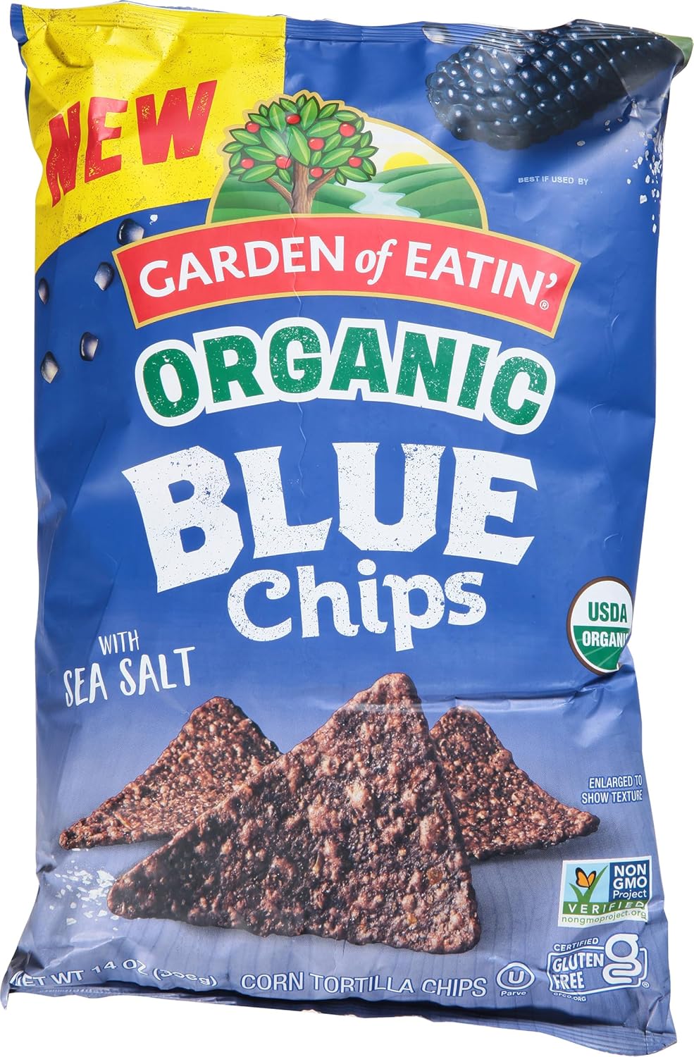 Garden of Eatin' Organic Blue Corn Tortilla Chip 14 oz