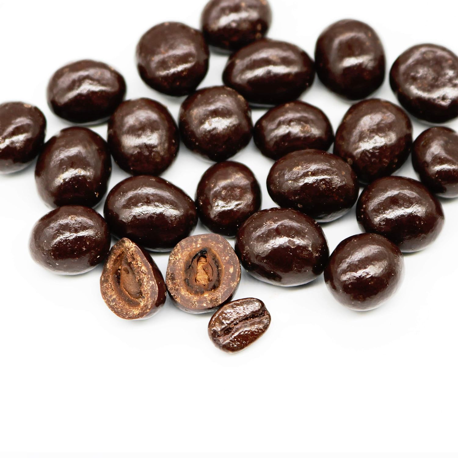 Smarty Stop Chocolate Covered Roasted Espresso Coffee Beans (Dark Chocolate, 1 Pound (Pack OF 1))