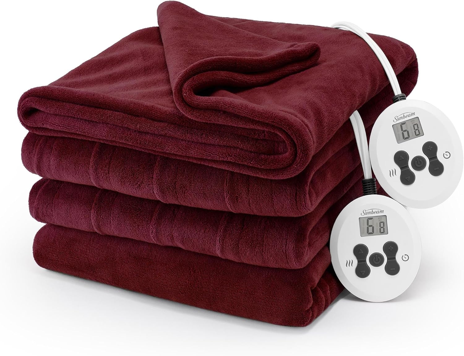Sunbeam Royal Luxe Cabernet Heated Blanket - King