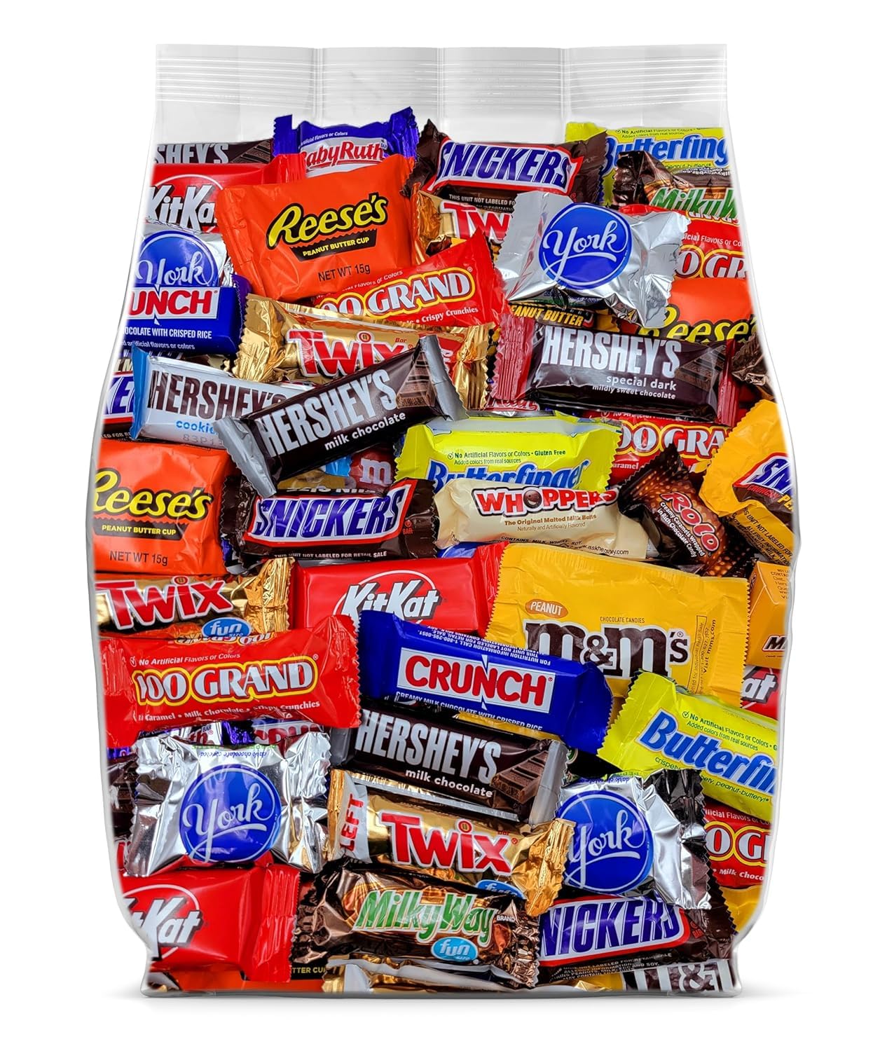 Assorted Chocolate Candy Variety Pack - 2lb Bulk Chocolate Christmas Candy Individually Wrapped - Bulk Chocolate Assortment Great for Party Favors, Sharing and Snacking - Stocking Stuffer Chocolate Candy Bulk Pack - 2 Pounds