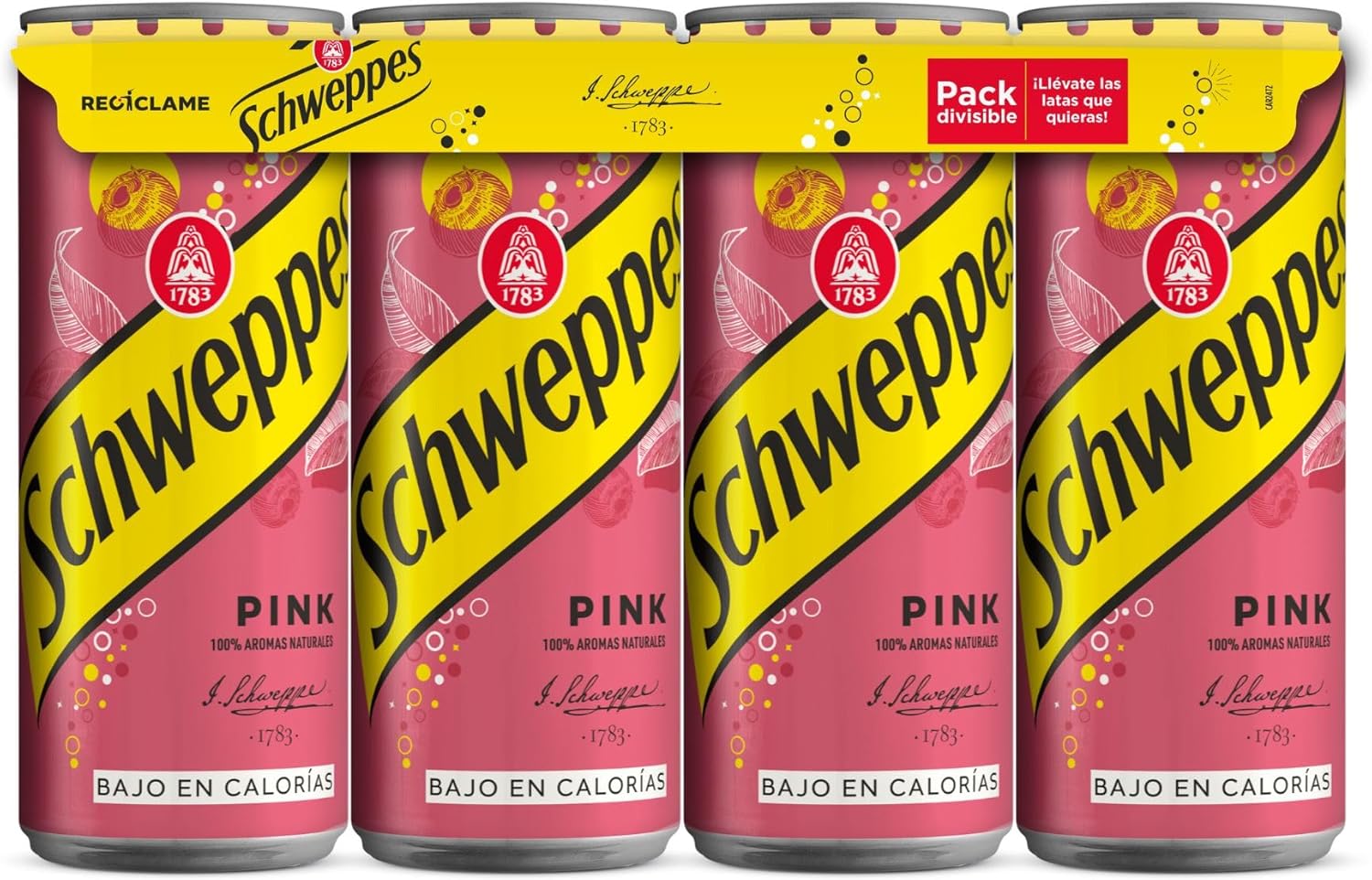 Schweppes Pink, 8 x 33cl