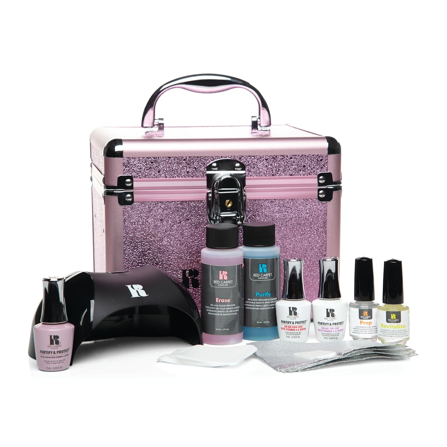 RC Red Carpet Manicure Ultimate Celebrity Manicurist Kit – DIY Gel Polish System, Complete Kit PRO 30 LED Light, Fortify & Protect Base & Top, Salon-Quality Manicures at Home, Beauty & Personal Care.