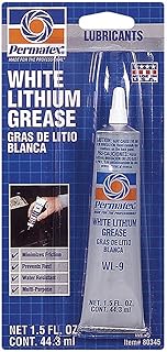 Permatex 80345-12PK White Lithium Grease, 1.5 oz. (Pack of 12)