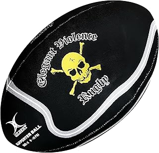 Gilbert Elegant Violence Rugby Ball, Size 5